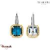 Boucles d'oreilles TI Sento Topaze femme 78042DB