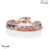 Bracelet Belle mais pas que, Mexican Pink, Perles de miyuki dorées à l'or fin