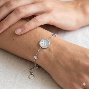 Bracelet LUNELIA Pierre Lannier BJ30A1111 acier poli de couleur argent