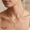 Collier Tessera Pierre Lannier BJ27A0211 acier poli de couleur or