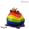 Grenouille tirelire décorative Pomme Pidou Rainbow Taille L