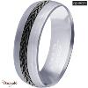 Bague Tungstène Acier Apollon homme