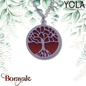 Collier œil de tigre Collection Arbre de vie YOLA NATURE