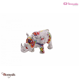 Rhino tirelire décorative Pomme Pidou Circles of life Ryan Taille M
