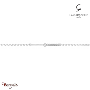 Bracelet La Garçonne Diamant Etats d'âme argent 20300008