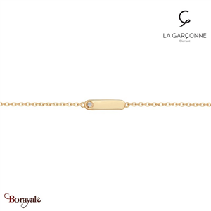 Bracelet La Garçonne Diamant Etats d'âme doré champagne 26300015