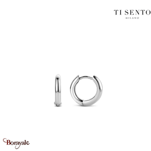 Boucles d'oreilles TI Sento Minimaliste femme 7811SI