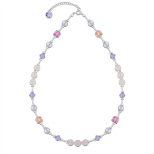 Collier Spark Jasmine cristal autrichien sur argent A0374PK
