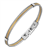 Bracelet câble acier All Blacks AB-682266