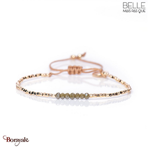 Bracelet -Belle mais pas que- collection Golden Pistachio B-1728-PISTA
