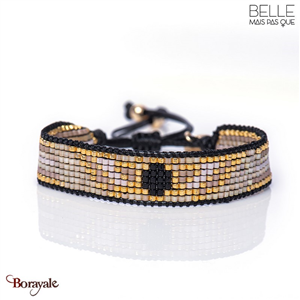 Bracelet -Belle mais pas que- collection Black Mocha B-1889-MOCHA