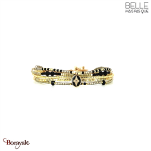 Bracelet Belle mais pas que, Collection: Precious Black B-2074-PB
