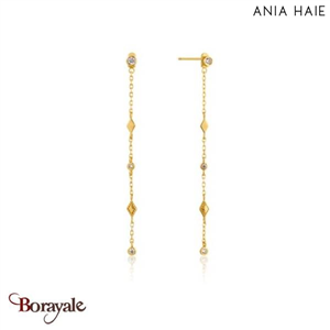 Bohemia dream, Boucles d'oreilles Argent plaqué Or 14 carats ANIA-HAIE E016-06G