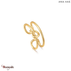 Forget Me Knot, Boucles d'oreilles Argent plaqué Or 14 carats ANIA-HAIE E029-03G