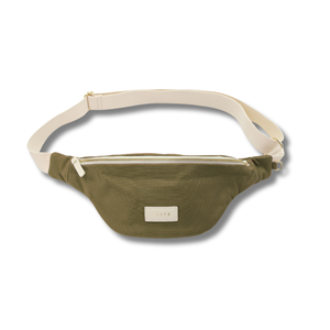 Sacoche banane CASYX, Coton Bio  Vert Olive