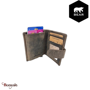 Porte carte BEAR brut Brut HD15253