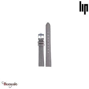 Bracelet de montre Lip Gris lisse 14 mm Code ean: 3389556754023 LIP-675402