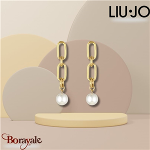 Boucles d'oreiles Liu Jo femme, Collection : Pearls Doré LJ1736
