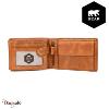 Portefeuille Bear Design en Cuir de vachette lavé Cognac Collection : Lavato