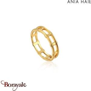 Modern Minimalism, Bague Argent plaqué Or 14 carats ANIA-HAIE R002-02G-54