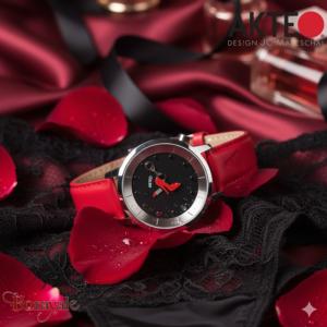 Montre AKTEO Amour Erotik Lover 38 mm dorée ronde EAm07