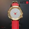Montre AKTEO Amour dentelle tulipes art déco ronde EAm01H