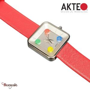 Montre AKTEO Art - Atelier Hot couture square 29 mm argent AAt09