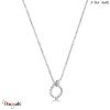 Forget Me Knot, Collier Argent plaqué rhodium  ANIA-HAIE N029-02H