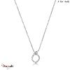 Collier Ania Haie Forget Me Knot argent 925° plaqué rhodium de haute qualité N02