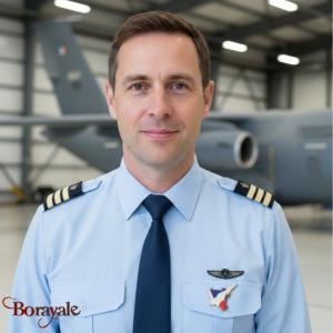 Pin's Dassault Aviation Rafale Solo display, bleu, blanc, rouge