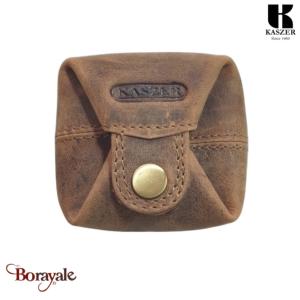 Porte monnaie crapaud KASZER collection Oregon Marron naturel 520004-MC6
