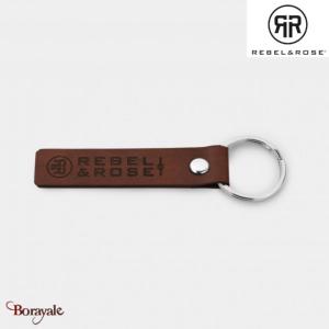 Porte clés Rebel & Rose Brun foncé Brun foncé hommes RR-025-G