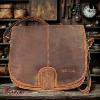 Sac bandoulière KASZER collection Wyoming brun naturel moyen 20602-C6