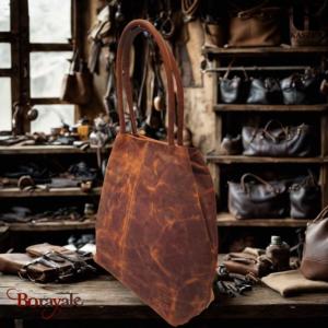 Sac épaule KASZER collection Kansas marron naturel foncé 20007-C6