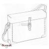 Sacoche - caméra Bag kaszer collection Kansas en cuir de buffle marron 20048-C6