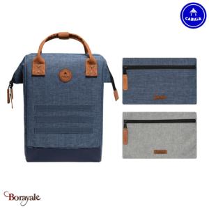 Sac à dos Cabaïa Adventurer + 2 poches, Paris, Medium en Nylon 900D