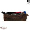 Trousse d'écolier KASZER collection Oregon Marron naturel 540204-C6