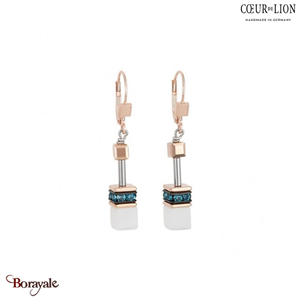 Nuance: 0624, Boucles d'oreilles Géo cubes par Cœur de Lion