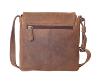 Sac bandoulière KASZER collection Nevada Marron naturel clair touché velours 208