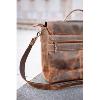 Cartable Serviette KASZER collection Nevada Marron naturel clair touché velours