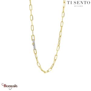 Collier TI Sento Collection : Milano Argent plaqué Or 34024SY/48