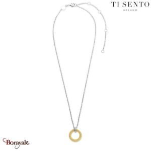 Collier TI Sento Structures femme 3999ZY/42