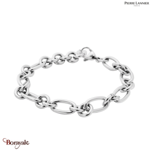 Bracelet Pierre Lannier Roxane acier argenté sans nickel BJ09A1101