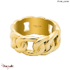 Bague Pierre Lannier Roxane acier doré sans nickel BJ09A3205