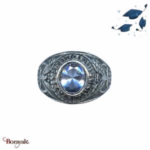 Bague Carbo Compagnie Air Force mauve acier DB1325-4-62