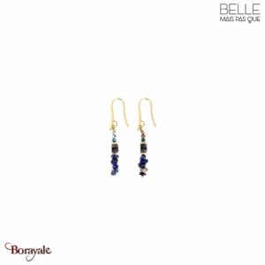 Boucles d'oreilles Belle mais pas que, Ellen, Bleu