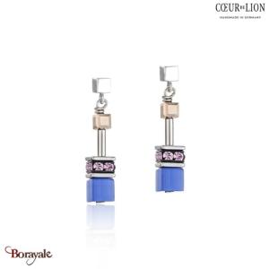 Nuance: 0740, Boucles d'oreilles Géo cubes par Cœur de Lion