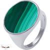 Bague Yola Nature Cabochon Acier poli IH-165-52