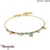 Mineral Glow, Bracelet Argent plaqué Or 14 carats ANIA-HAIE B014-03G