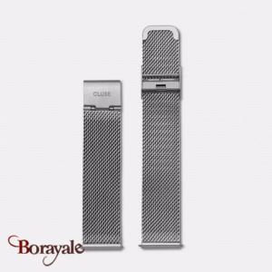 Bracelet Cluse La bohème 18 mm acier maille milanaise CLS045